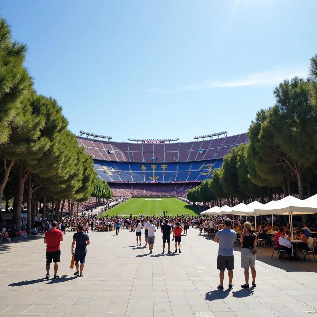 Quảng trường Plaça del Camp Nou