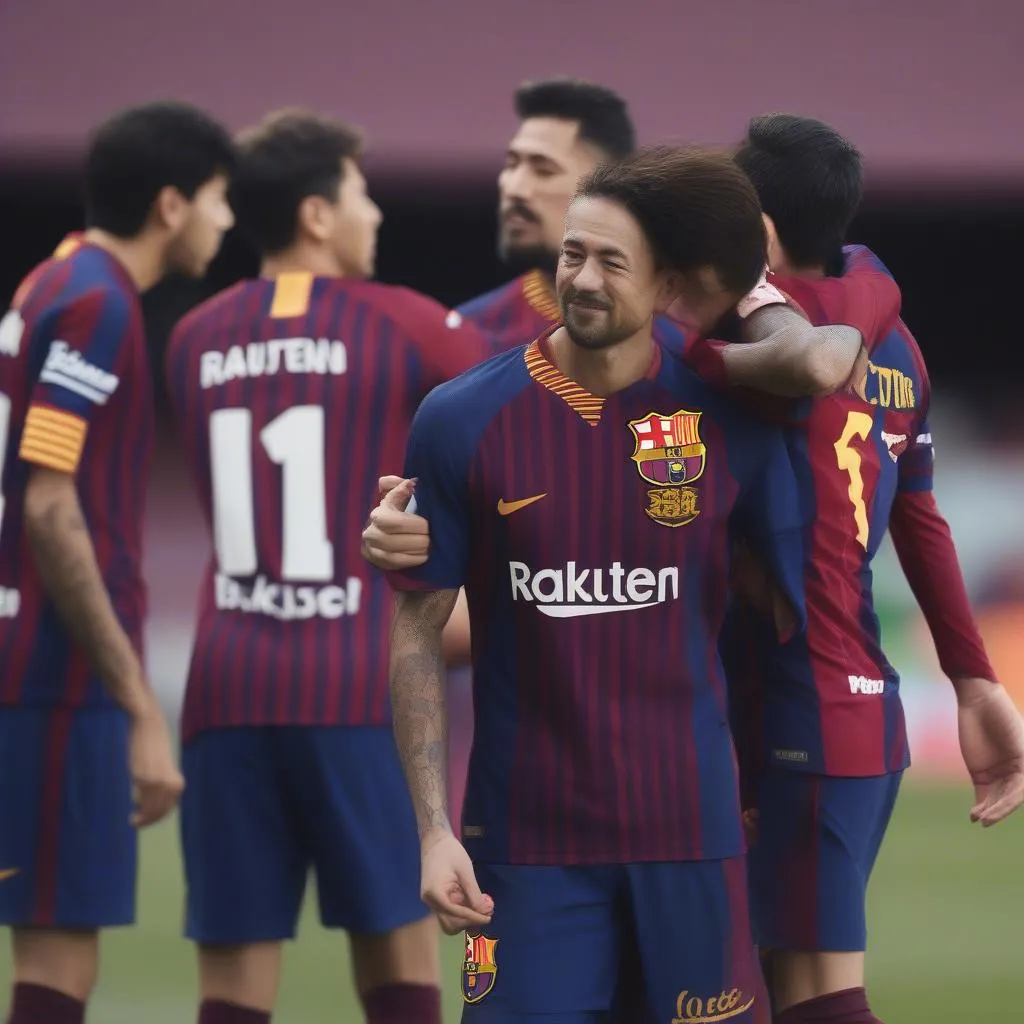 Rakuten Barcelona tài trợ chính