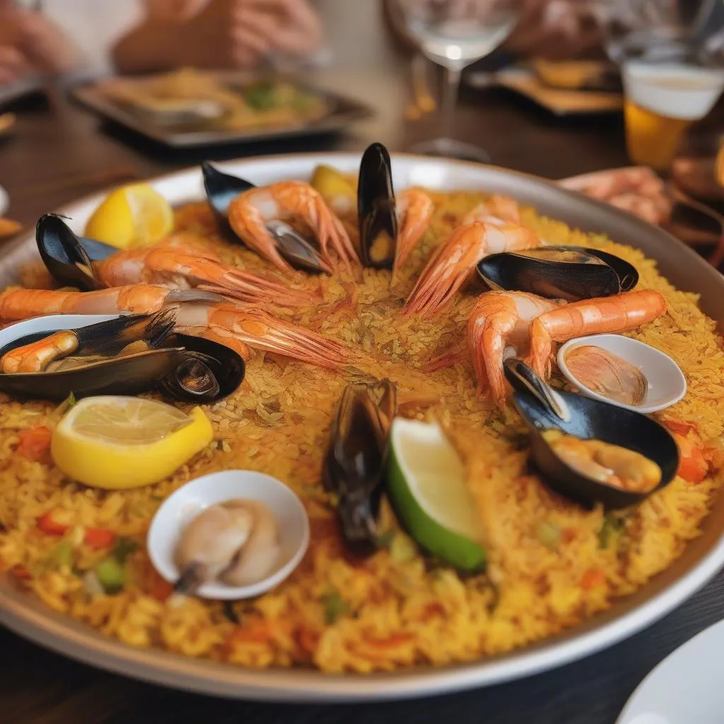 Restaurante Maná 75 Barcelona: Paella - Món ăn quốc dân Tây Ban Nha