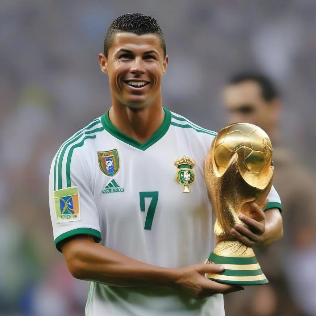 Ronaldo, một huyền thoại của Brazil, được mệnh danh là &quot;Người ngoài hành tinh&quot; bởi tốc độ và kỹ thuật đi bóng tuyệt vời. Anh là một trong những cầu thủ xuất sắc nhất thế giới, với những danh hiệu danh giá như World Cup, Champions League, và vô số giải thưởng cá nhân.