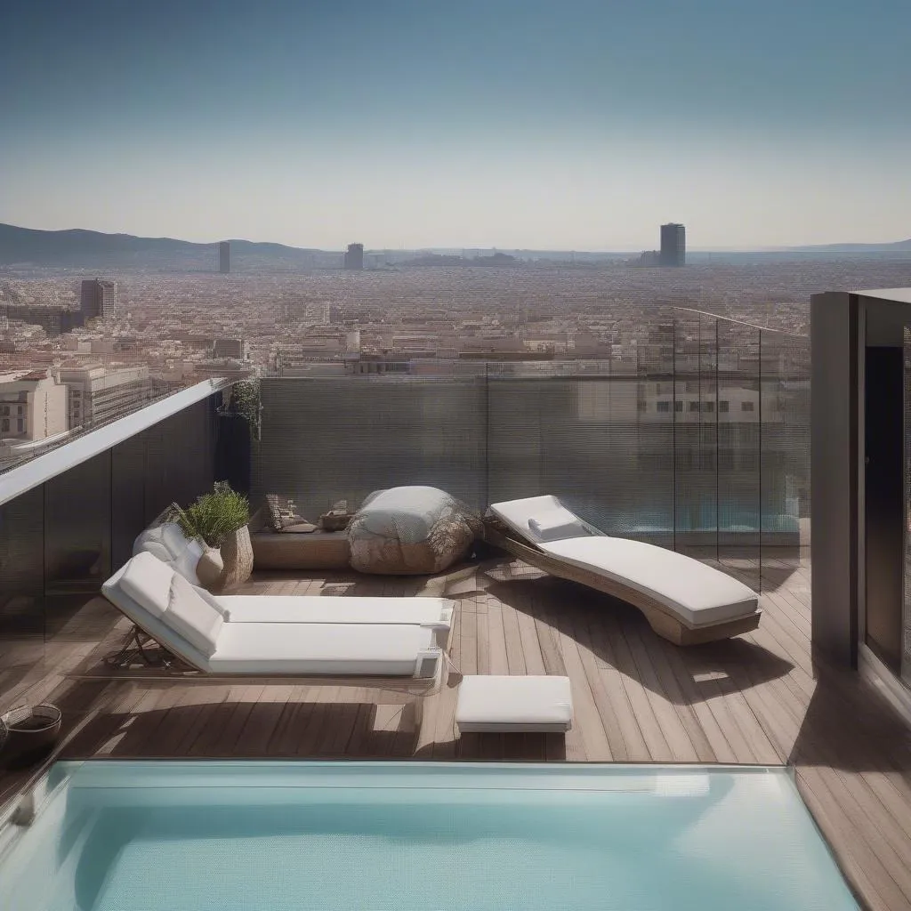 Khách Sạn Barcelona Với Rooftop Pool Sang Trọng