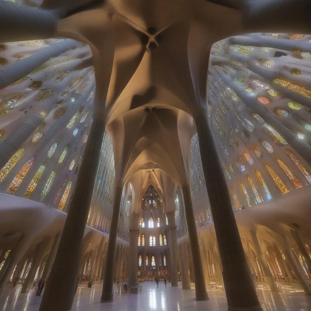 Nhà thờ Sagrada Família ở Barcelona