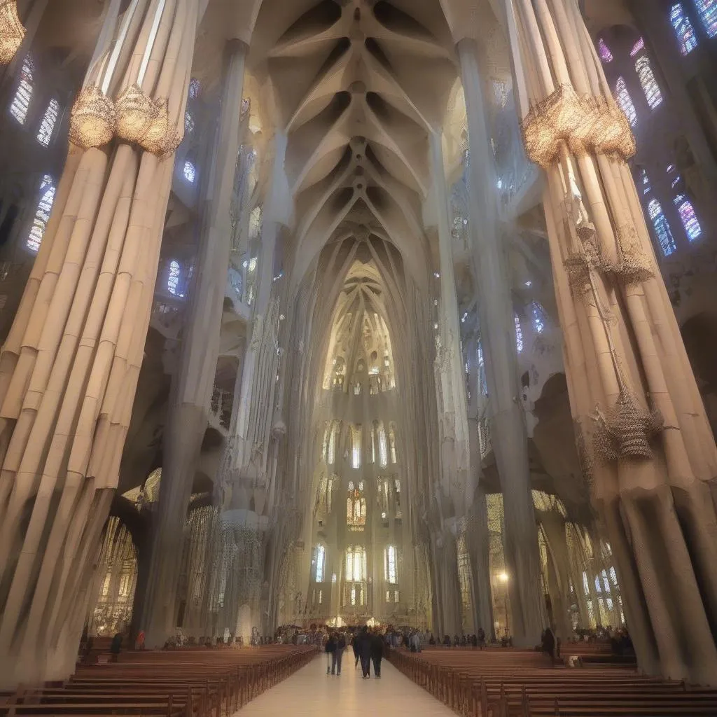 Sagrada Familia kiến trúc độc đáo