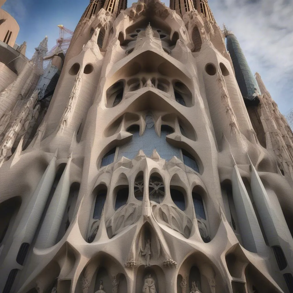 Sagrada Família mặt tiền