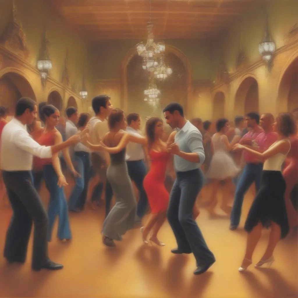 Lớp học Salsa sôi động tại Barcelona