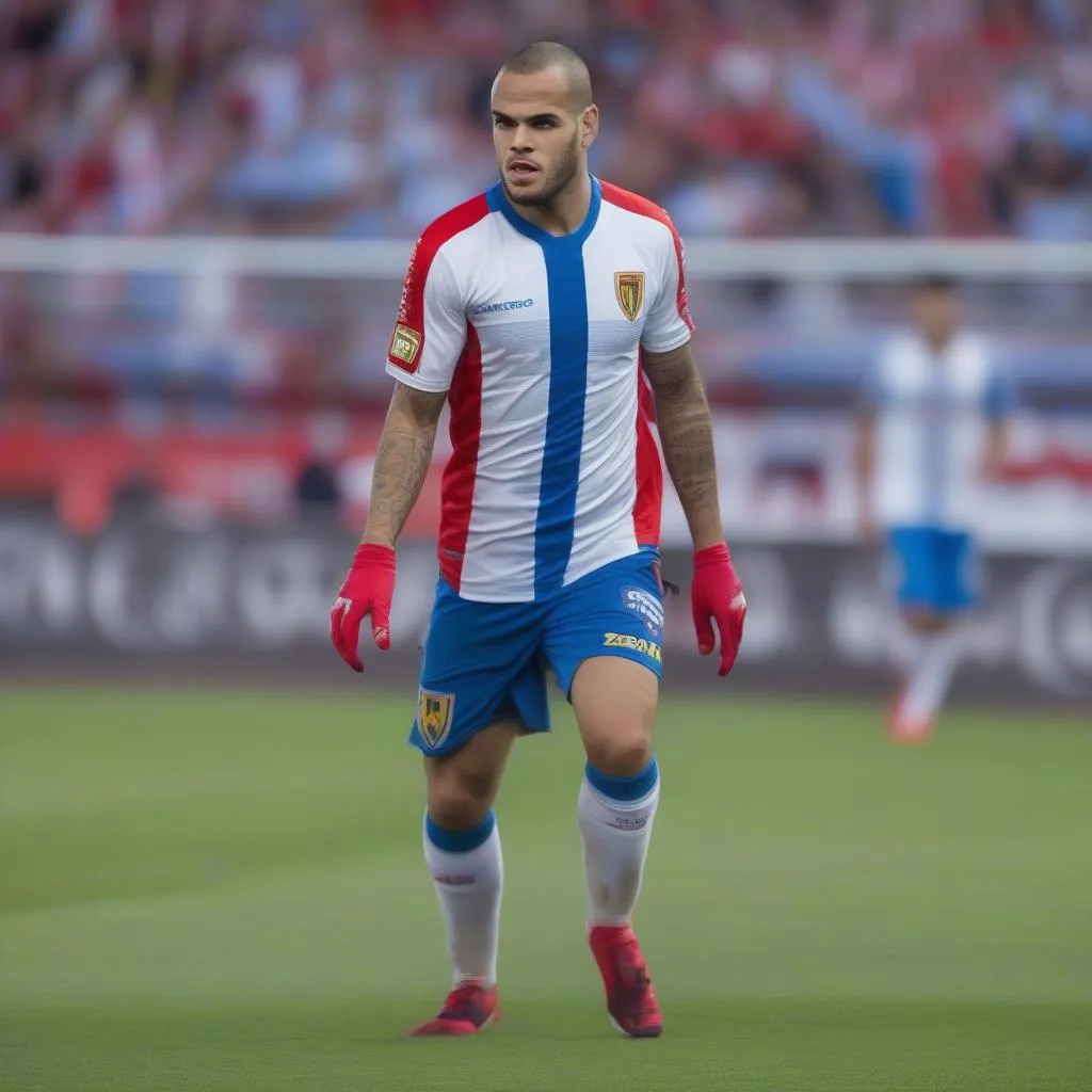 Sandro Ramirez playing for Zaragoza