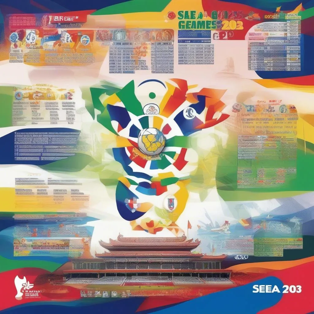 Lịch thi đấu bóng đá SEA Games 2023