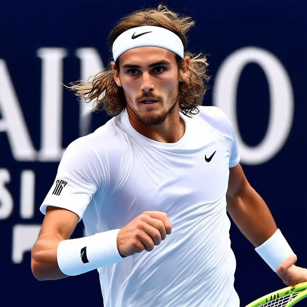 Stefanos Tsitsipas tại Barcelona 2018