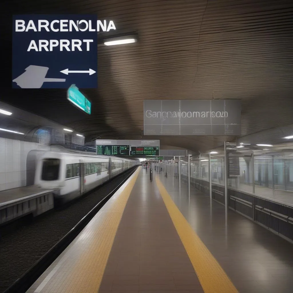 Di chuyển bằng tàu hỏa từ sân bay Barcelona đến Salou