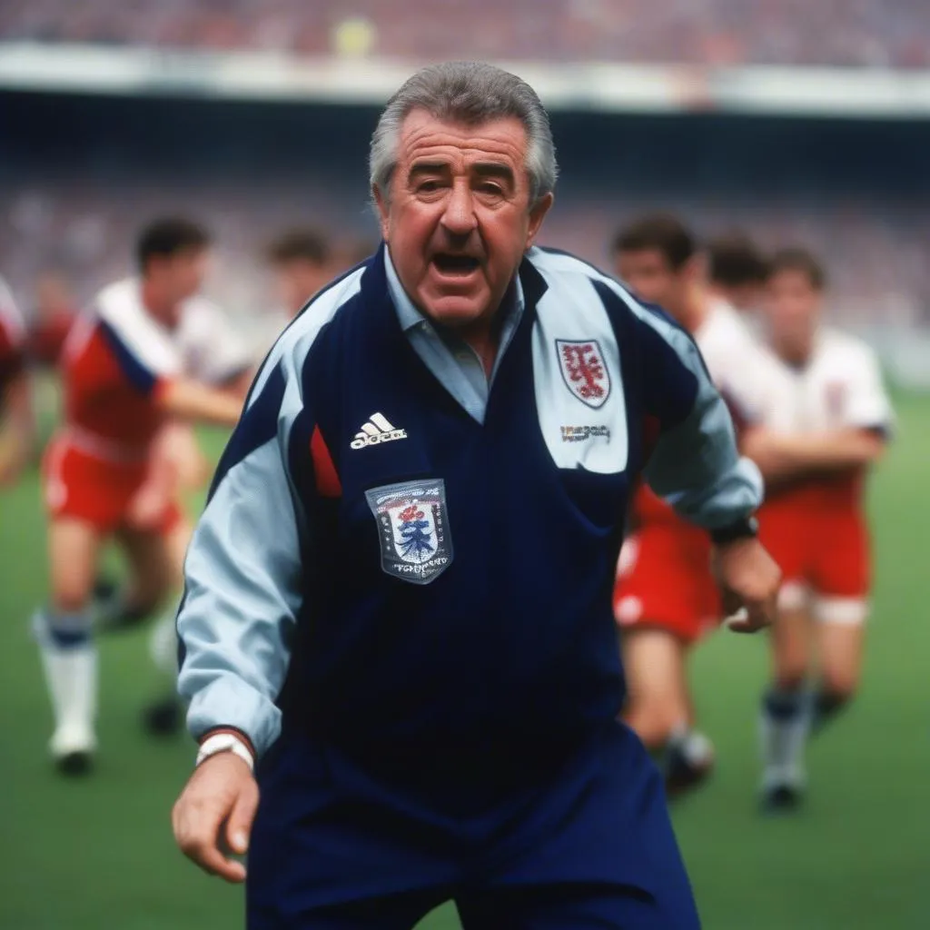 Terry Venables dẫn dắt đội tuyển Anh tại Euro 1996