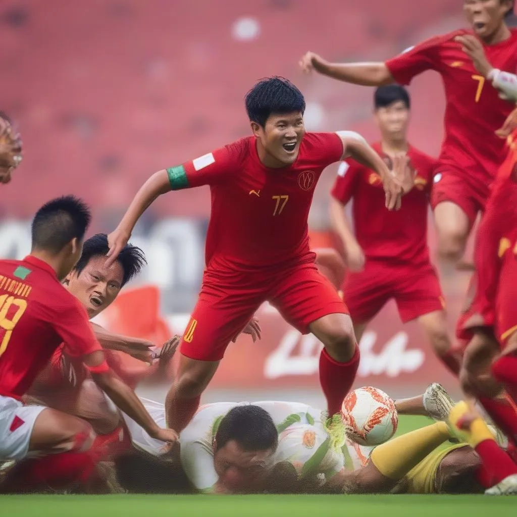 Thương hiệu bóng đá Việt Nam vs Indonesia