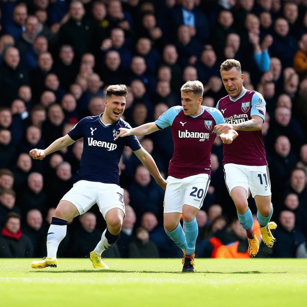 Ảnh đối đầu Tottenham và West Ham