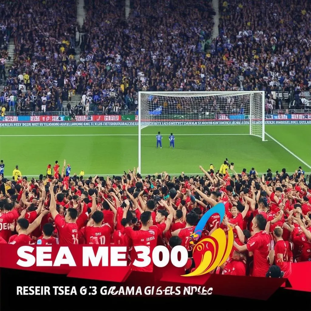 Trận đấu bóng đá nam SEA Games 30