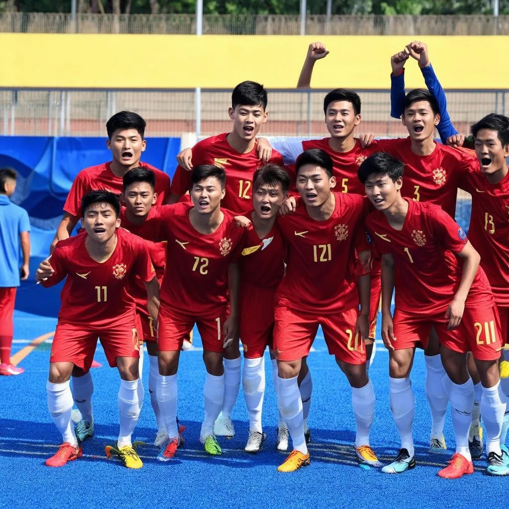 U16 Việt Nam giành chiến thắng