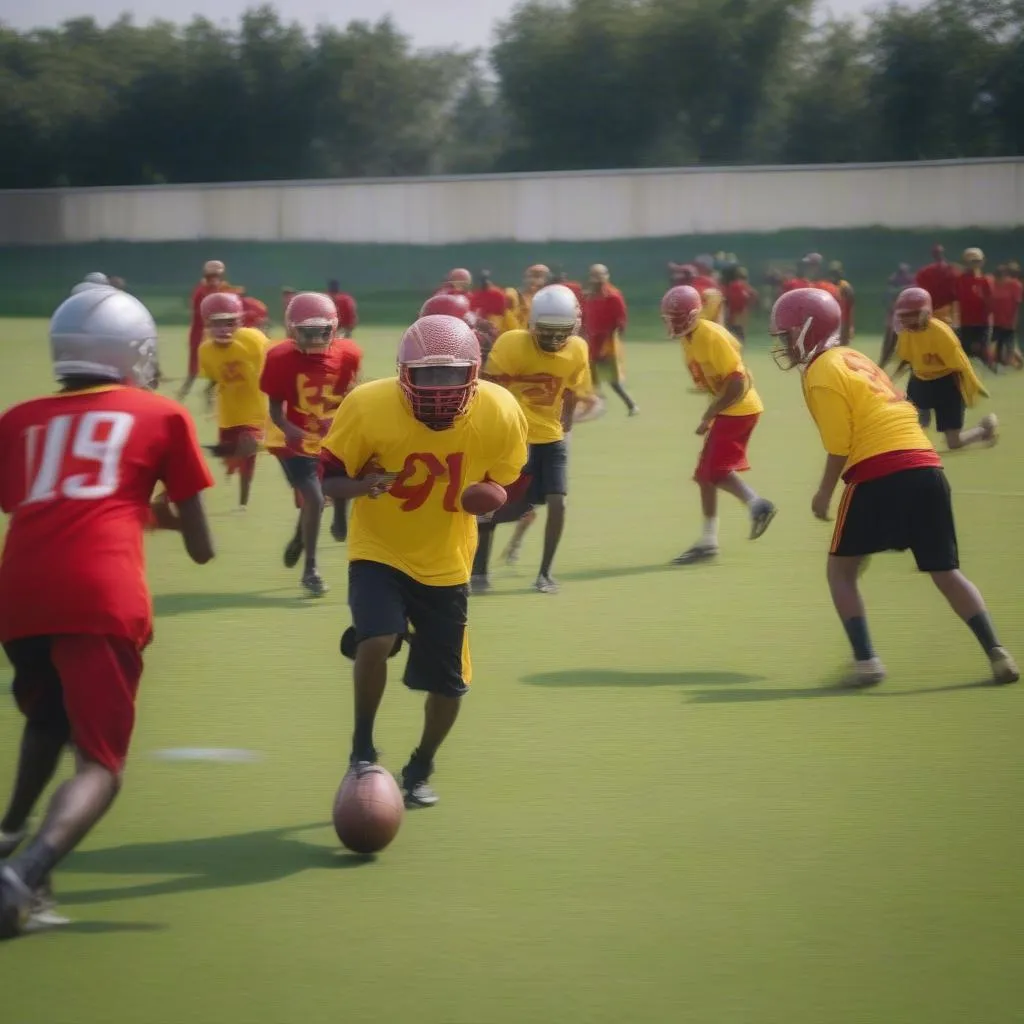 U17 Việt Nam training session