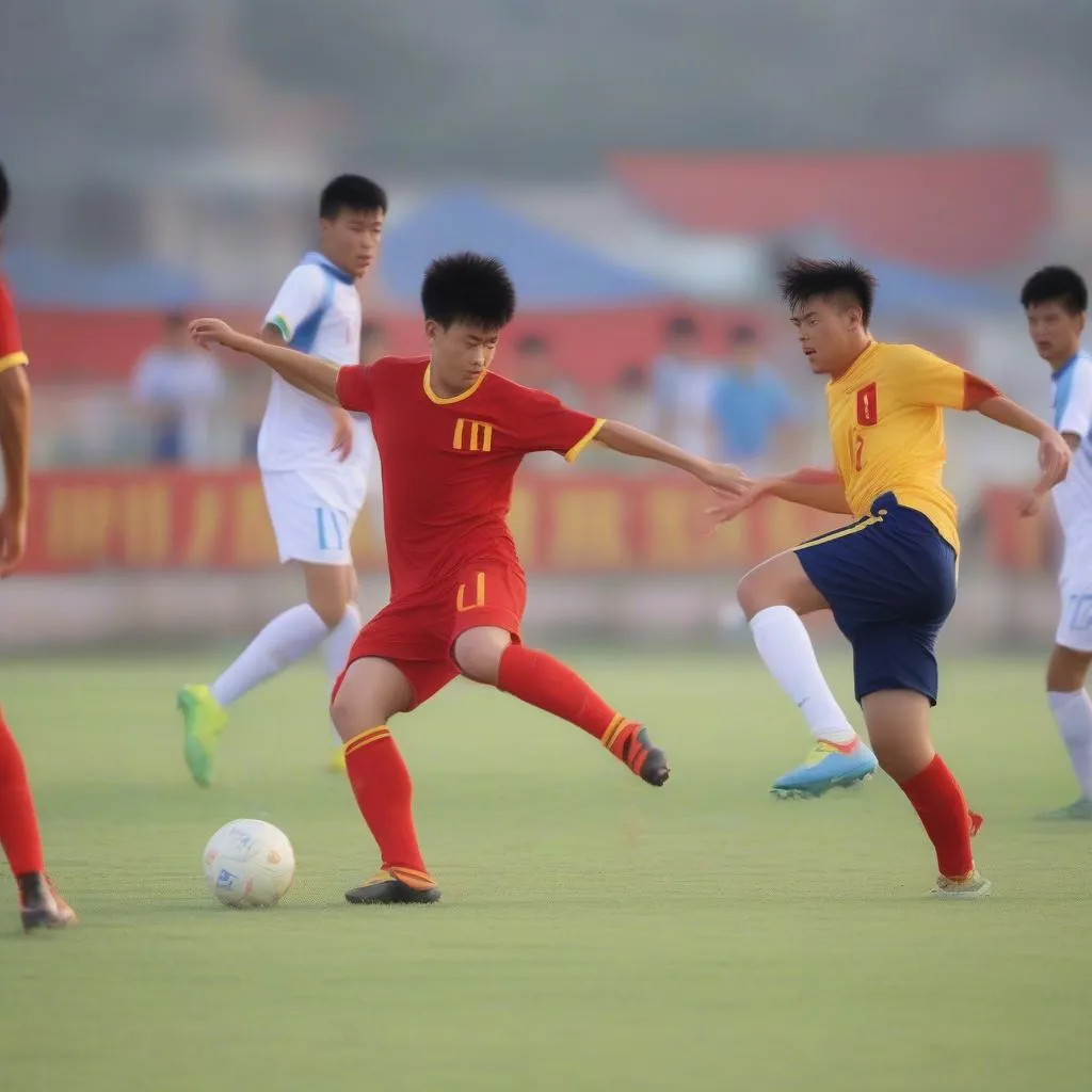 U20 Việt Nam thi đấu