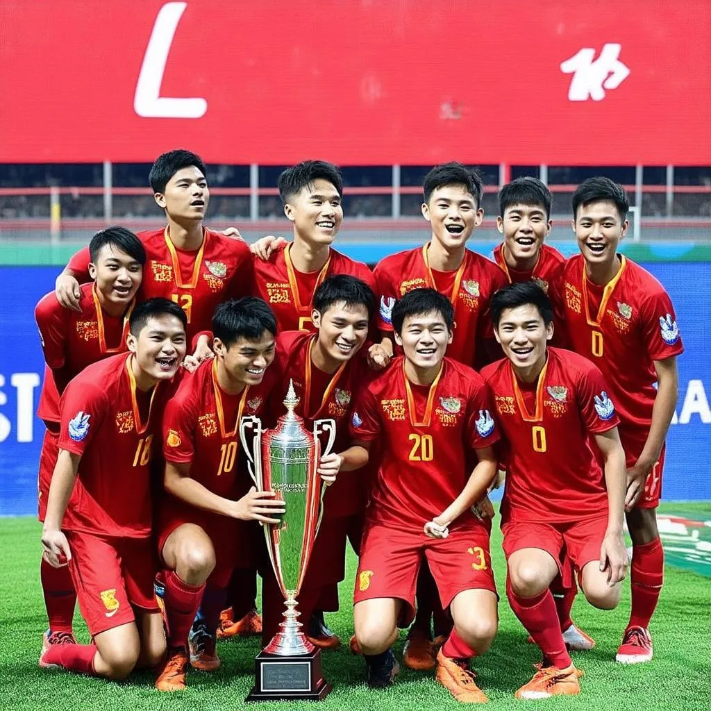 U23 Việt Nam nâng cao chức vô địch Sea Games