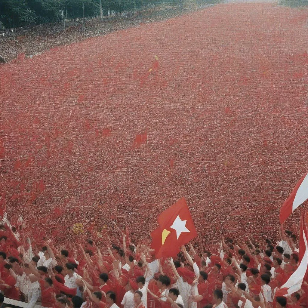 Cổ động viên Việt Nam ăn mừng chức vô địch SEA Games 1959