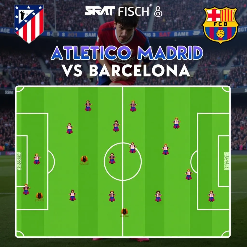 Phân tích chiến thuật trận đấu giữa Atletico Madrid vs Barcelona