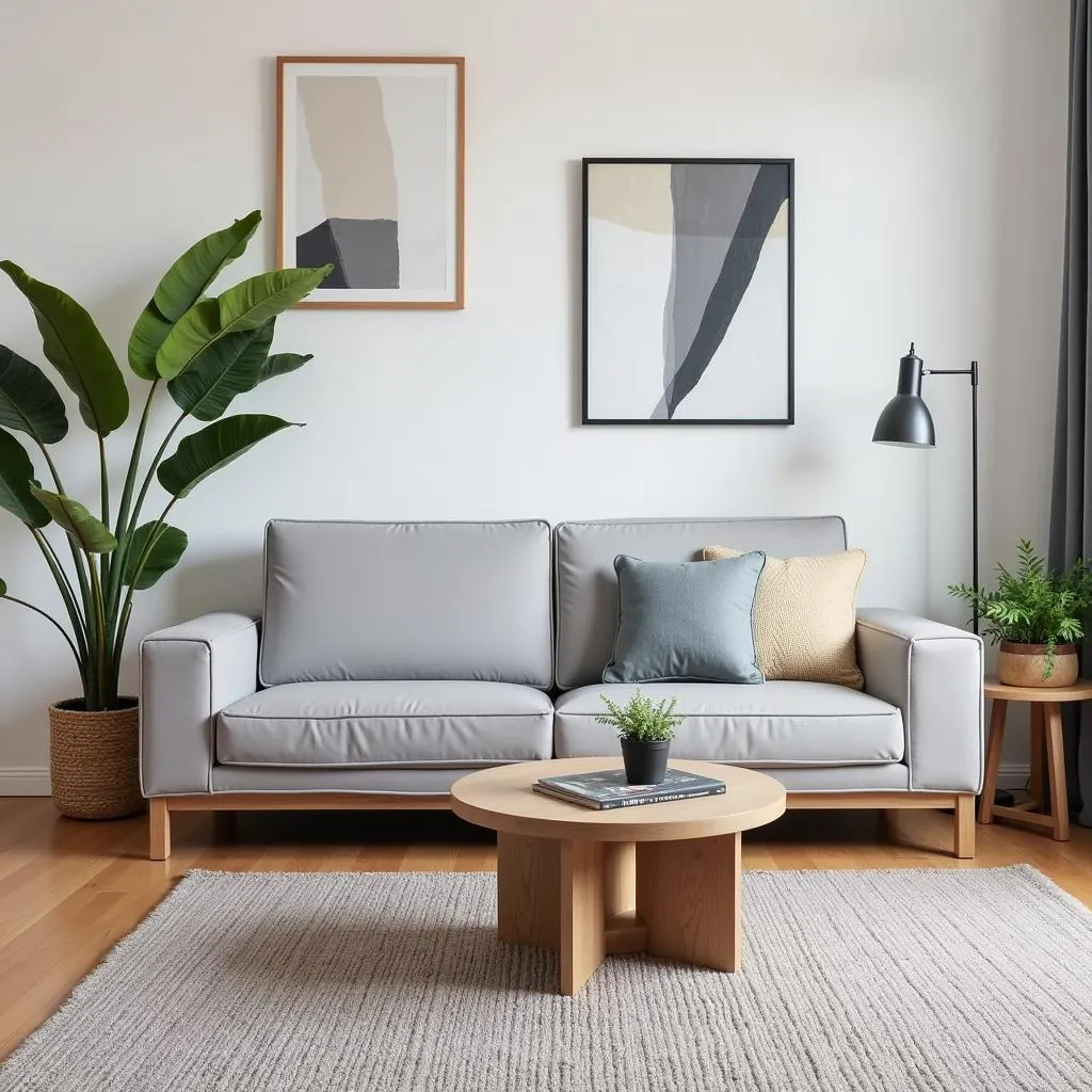 Barcelona 2 seater sofa in a modern living room