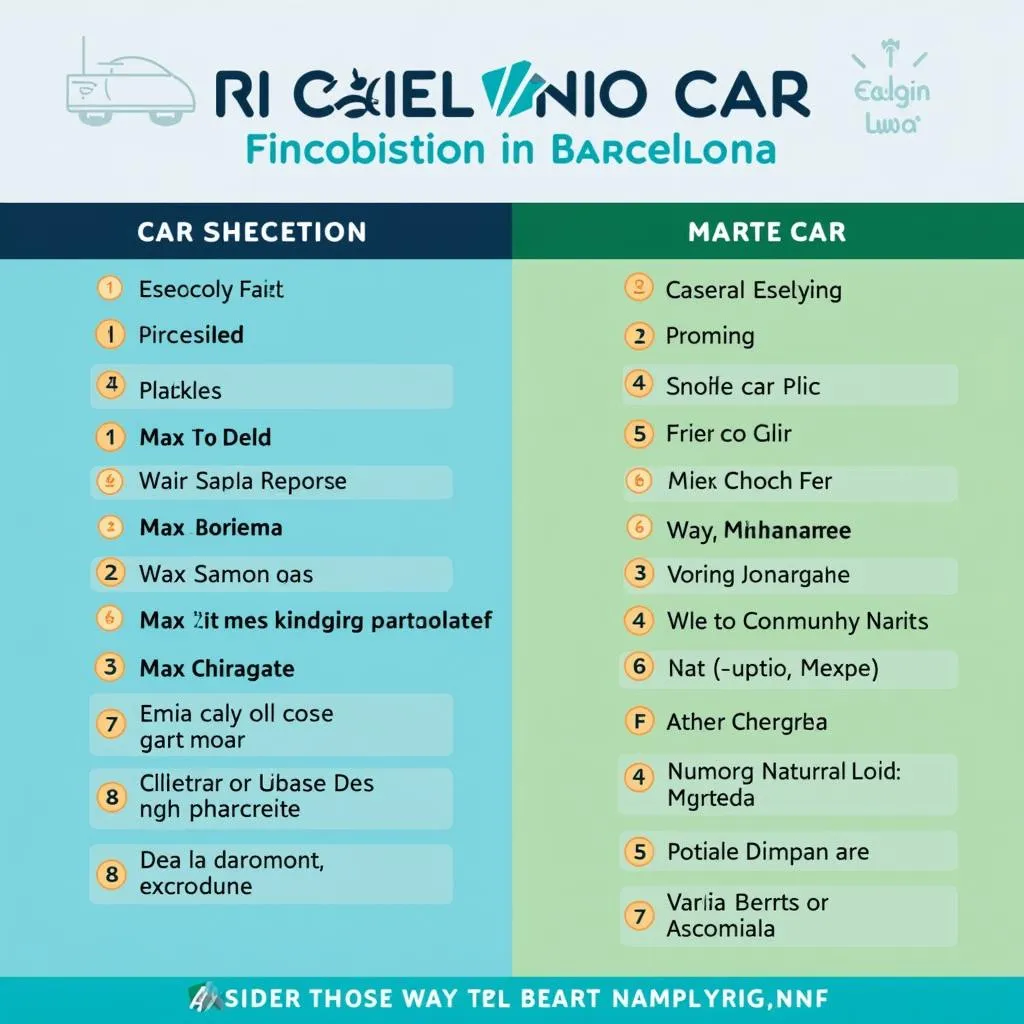 Car-sharing options in Barcelona