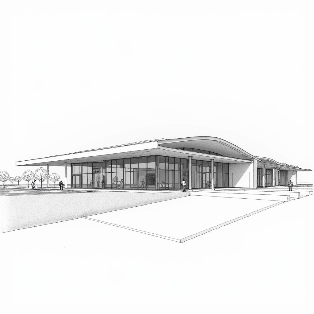 Barcelona Olympic Archery Building Design