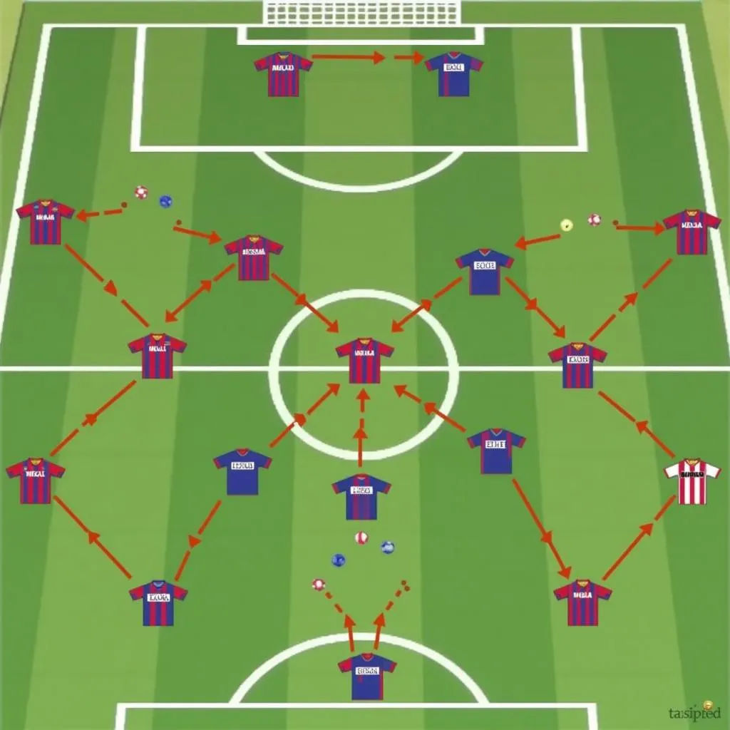 Lối chơi Tiki-Taka của Barcelona