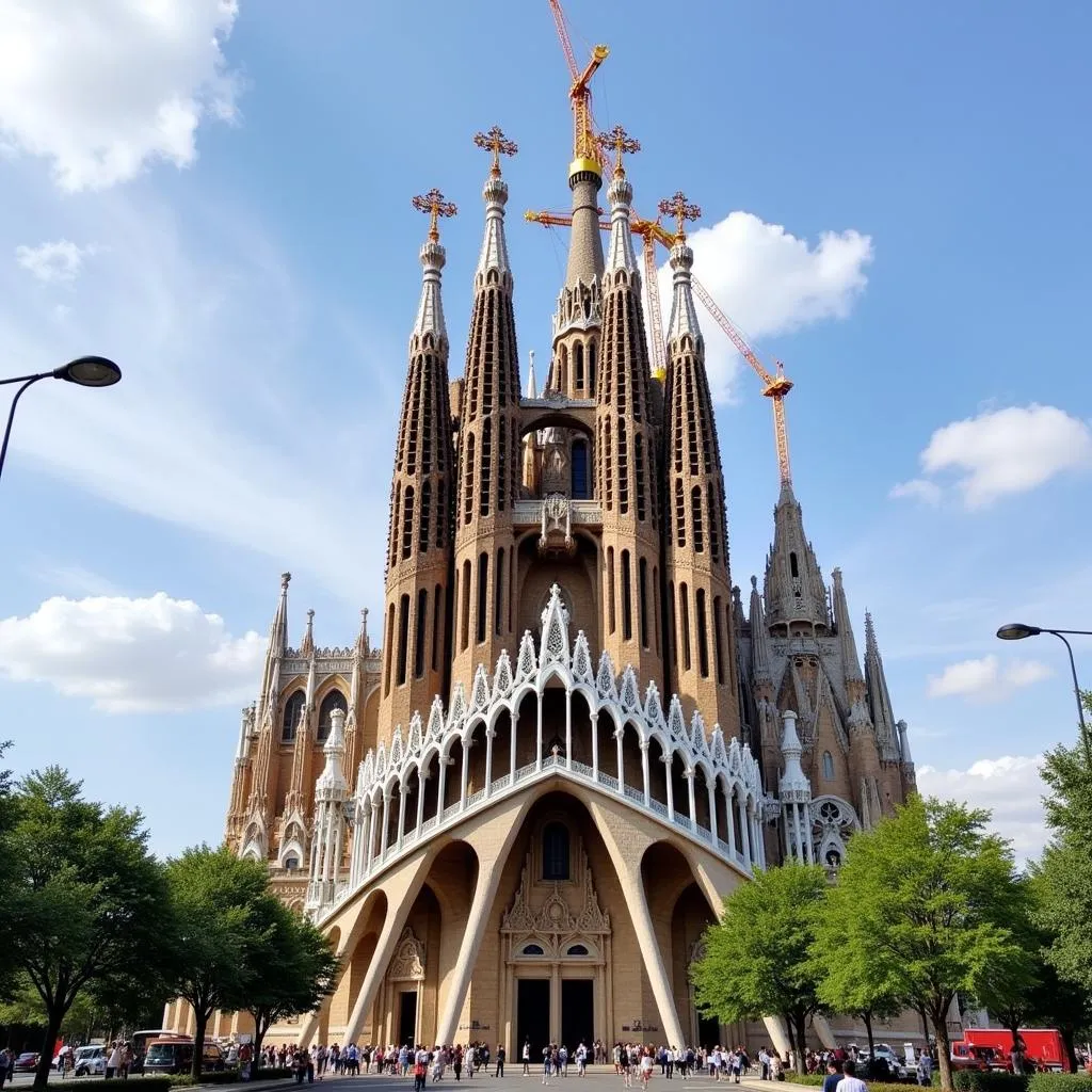 Sagrada Família từ trên không