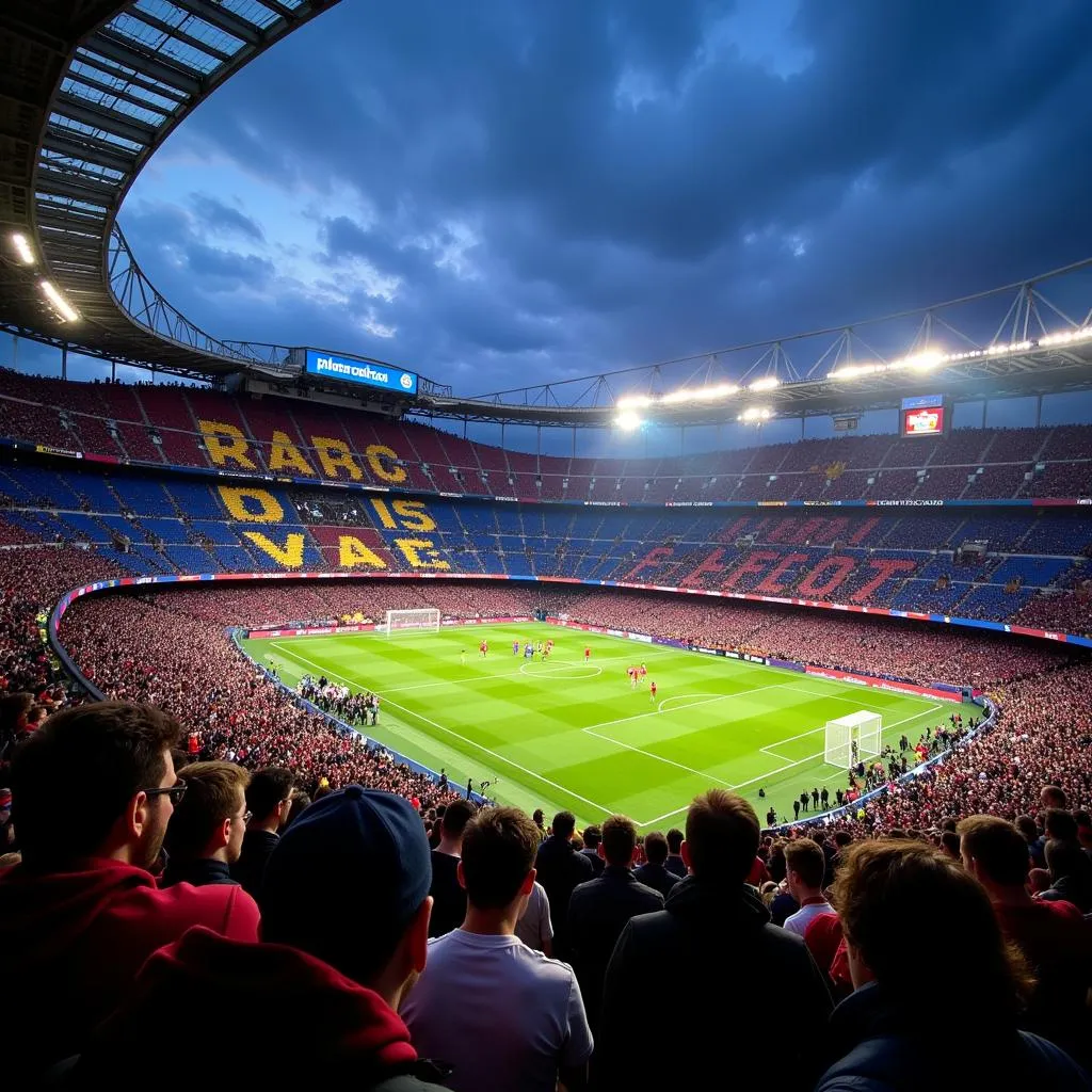 Barcelona vs Man Utd tại Camp Nou