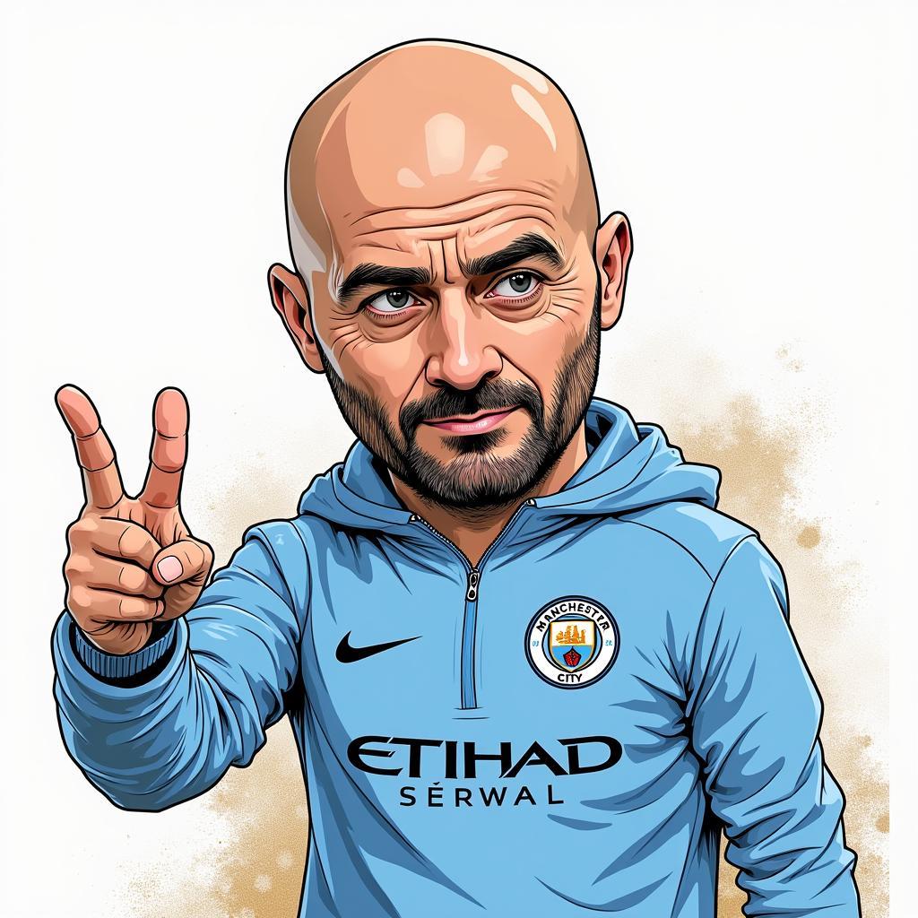 "Siêu Năng Lực" của Pep Guardiola - Biếm Họa Bóng Đá Ngoại Hạng Anh