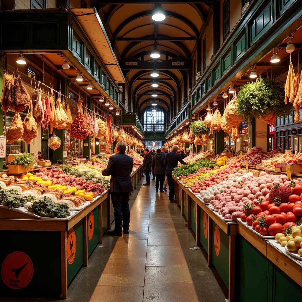 Chợ Boqueria Barcelona