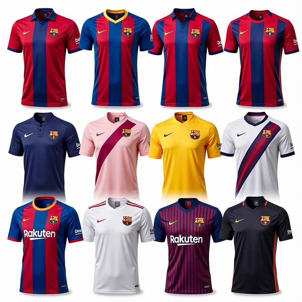 Different Types of Barcelona Shirts