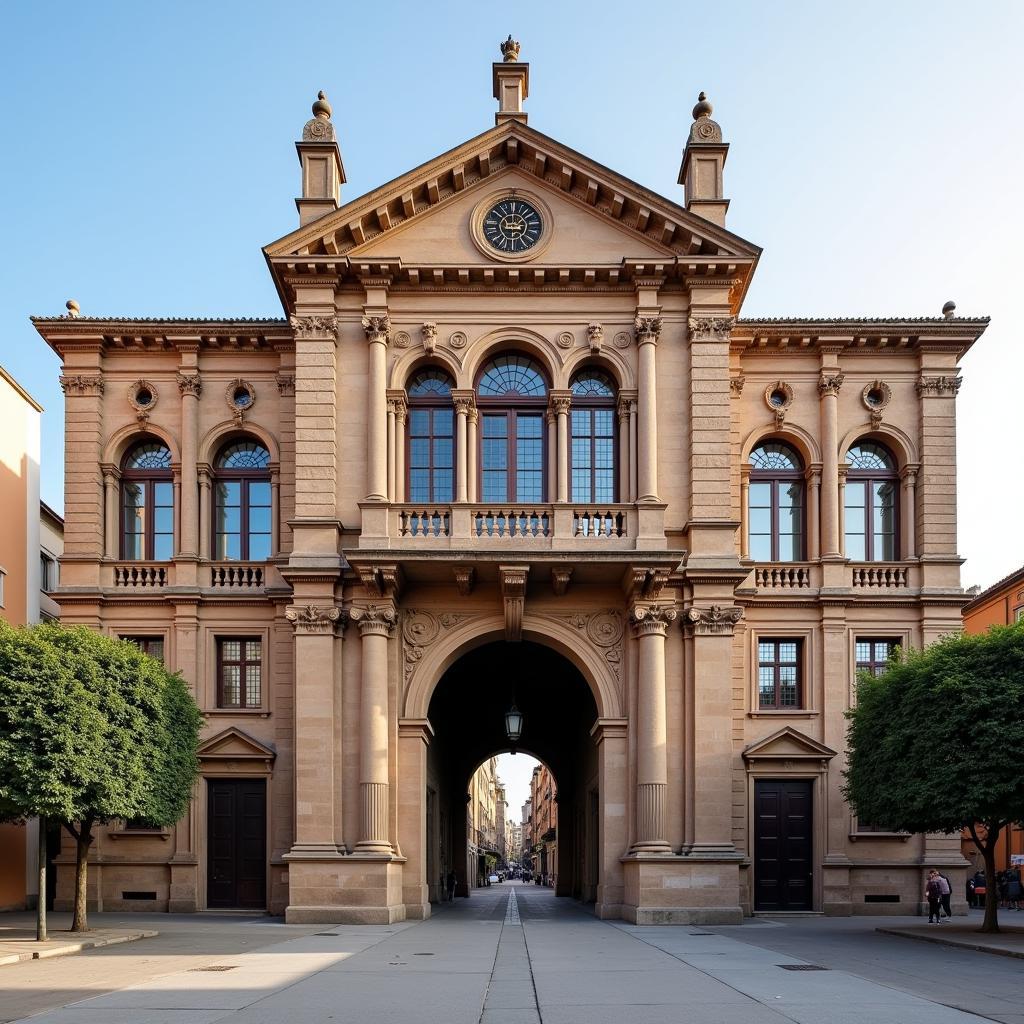 The historic headquarters of the Cambra de Comerç de Barcelona