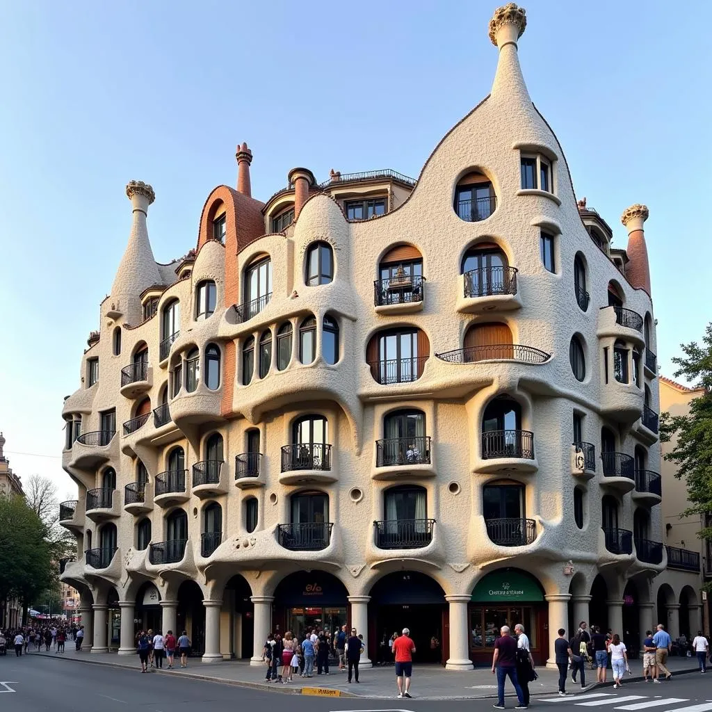 Casa Batlló: Un edificio modernista con una fachada surrealista