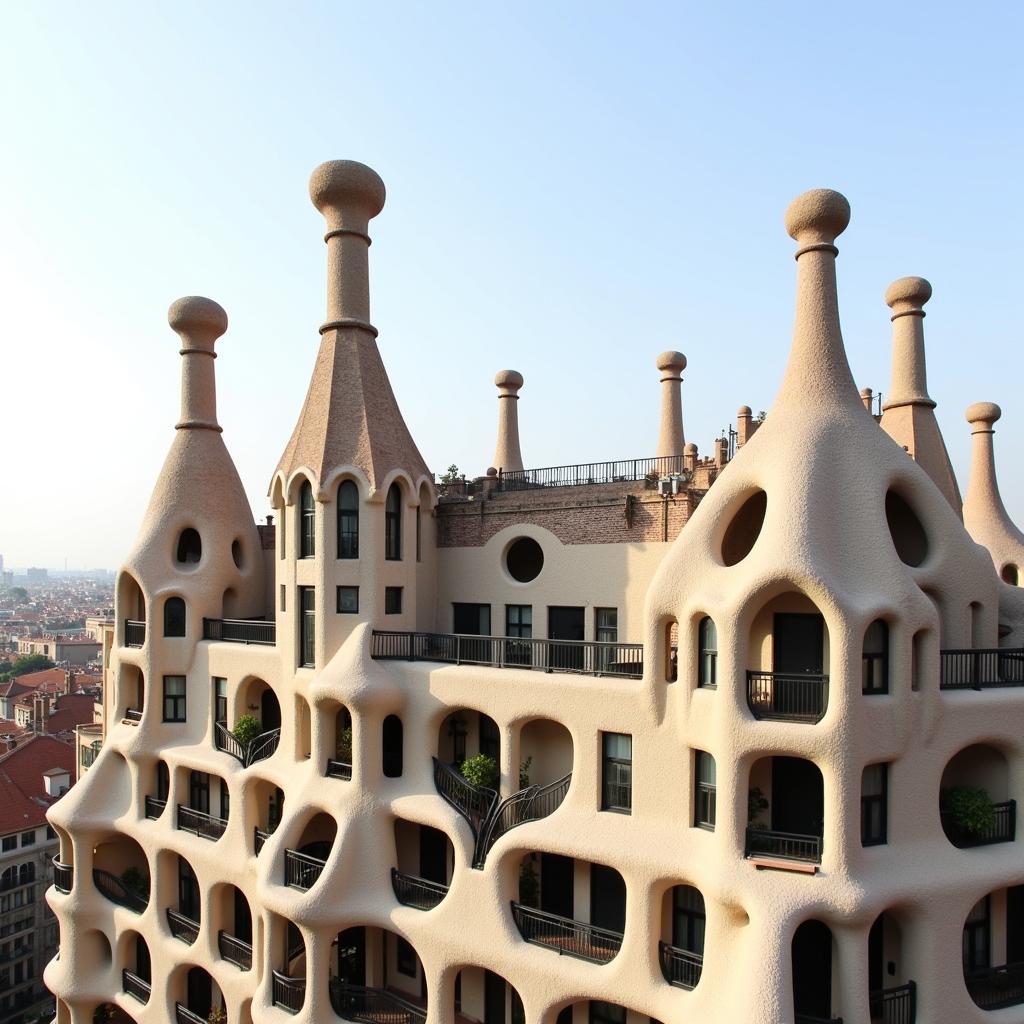 Casa Milà Barcelona Kiến Trúc Gaudí