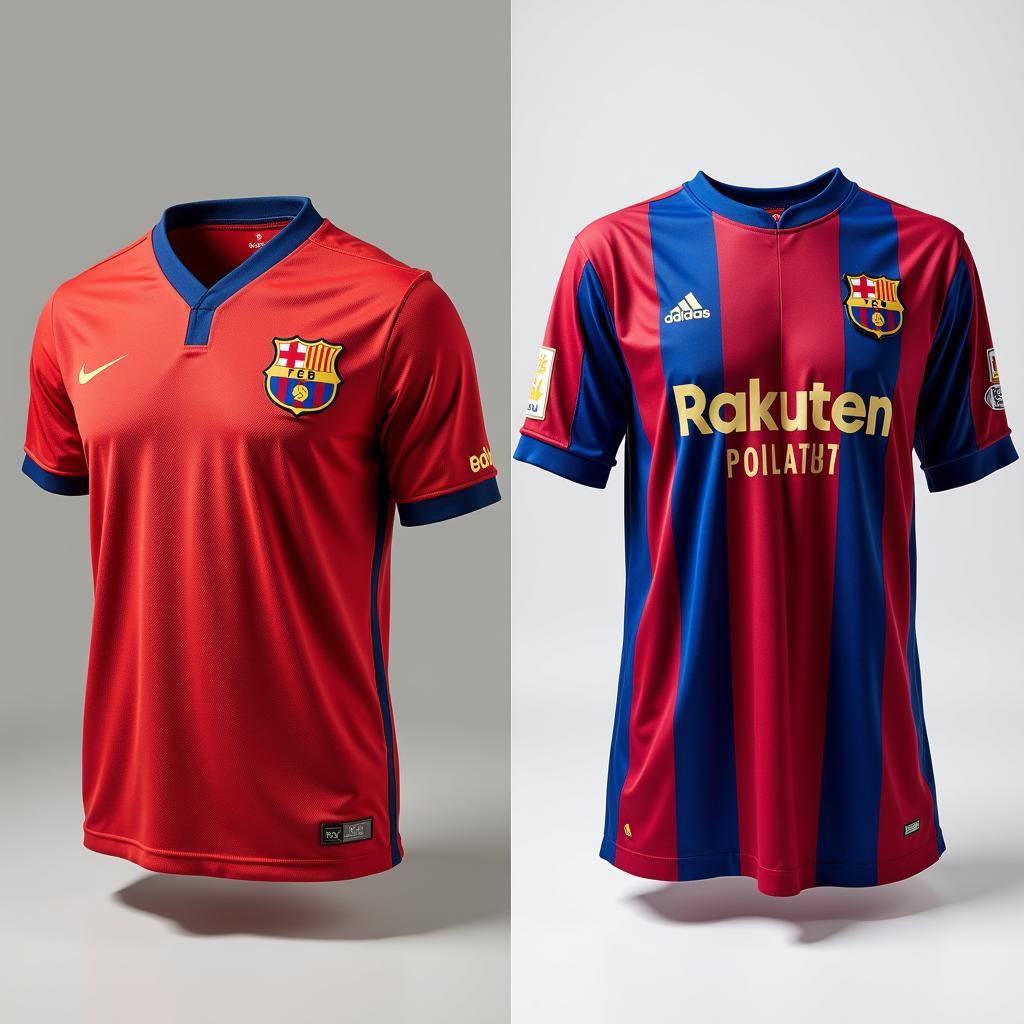 Barcelona Shirts Through the Years