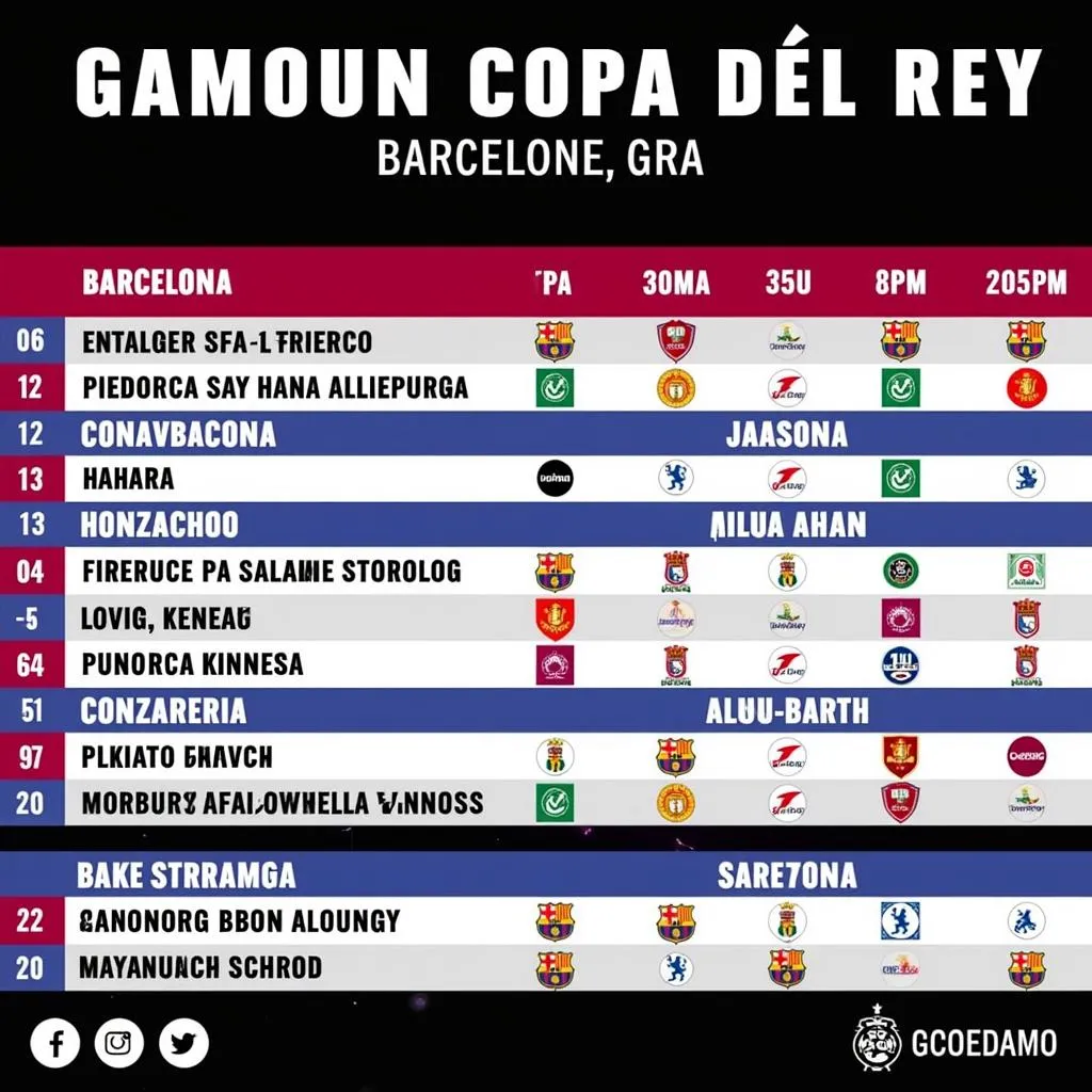 Copa del Rey Barcelona Schedule: Upcoming Matches and Live Stream Information