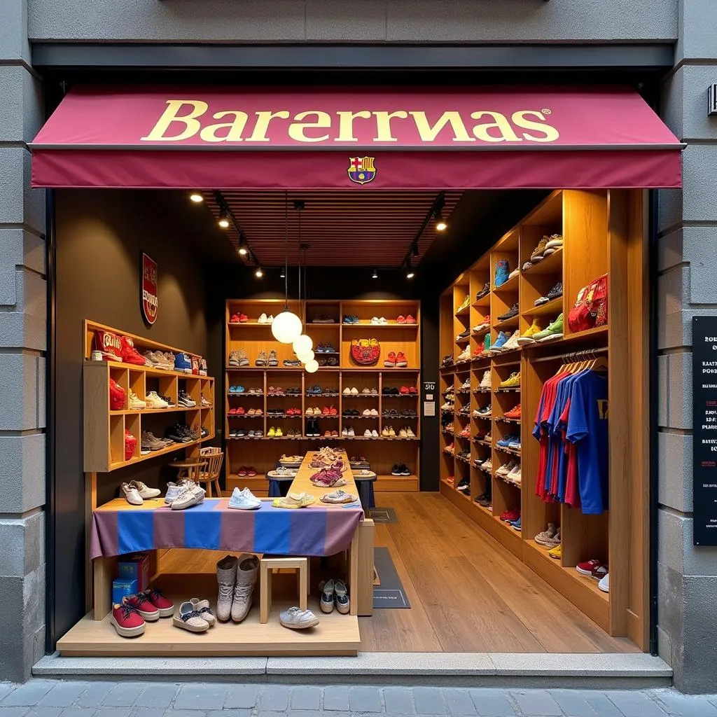 Cửa hàng bán Espadrilles Barcelona