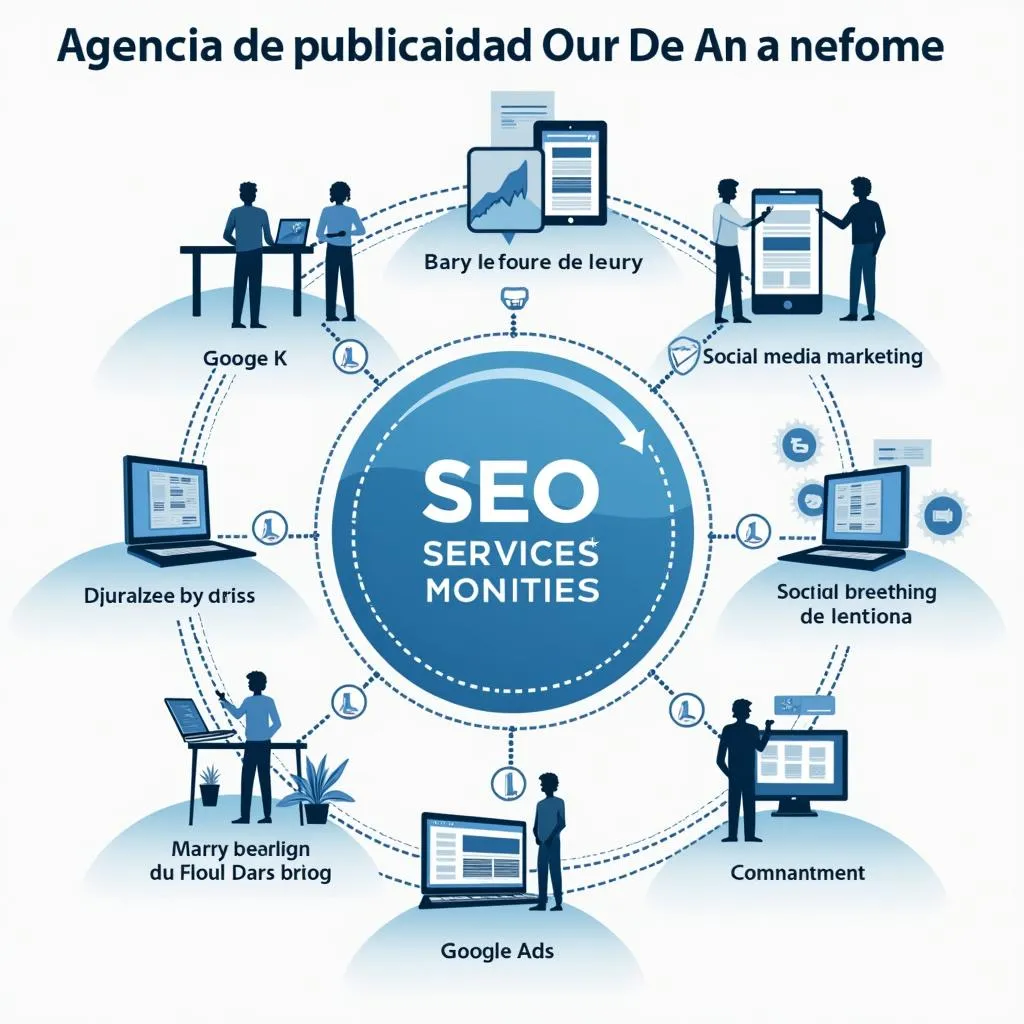 Hình ảnh minh họa các dịch vụ Agencia de publicidad online Barcelona