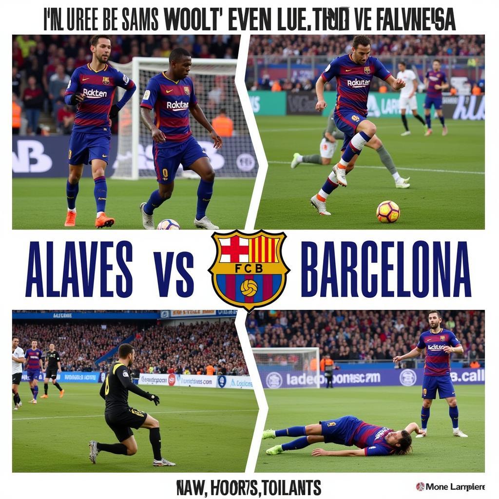 Điểm nhấn trận đấu Alaves Barcelona