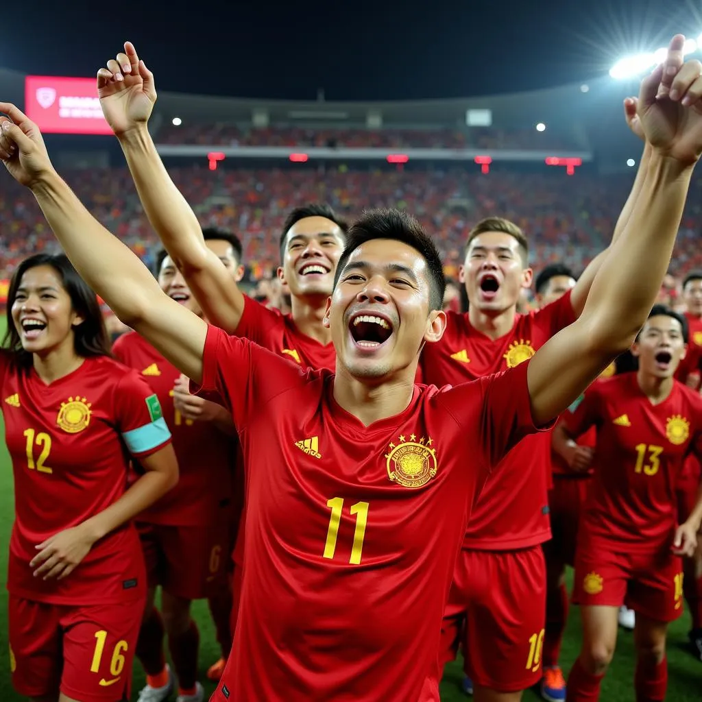 Vietnam National Team Winning Historical Match