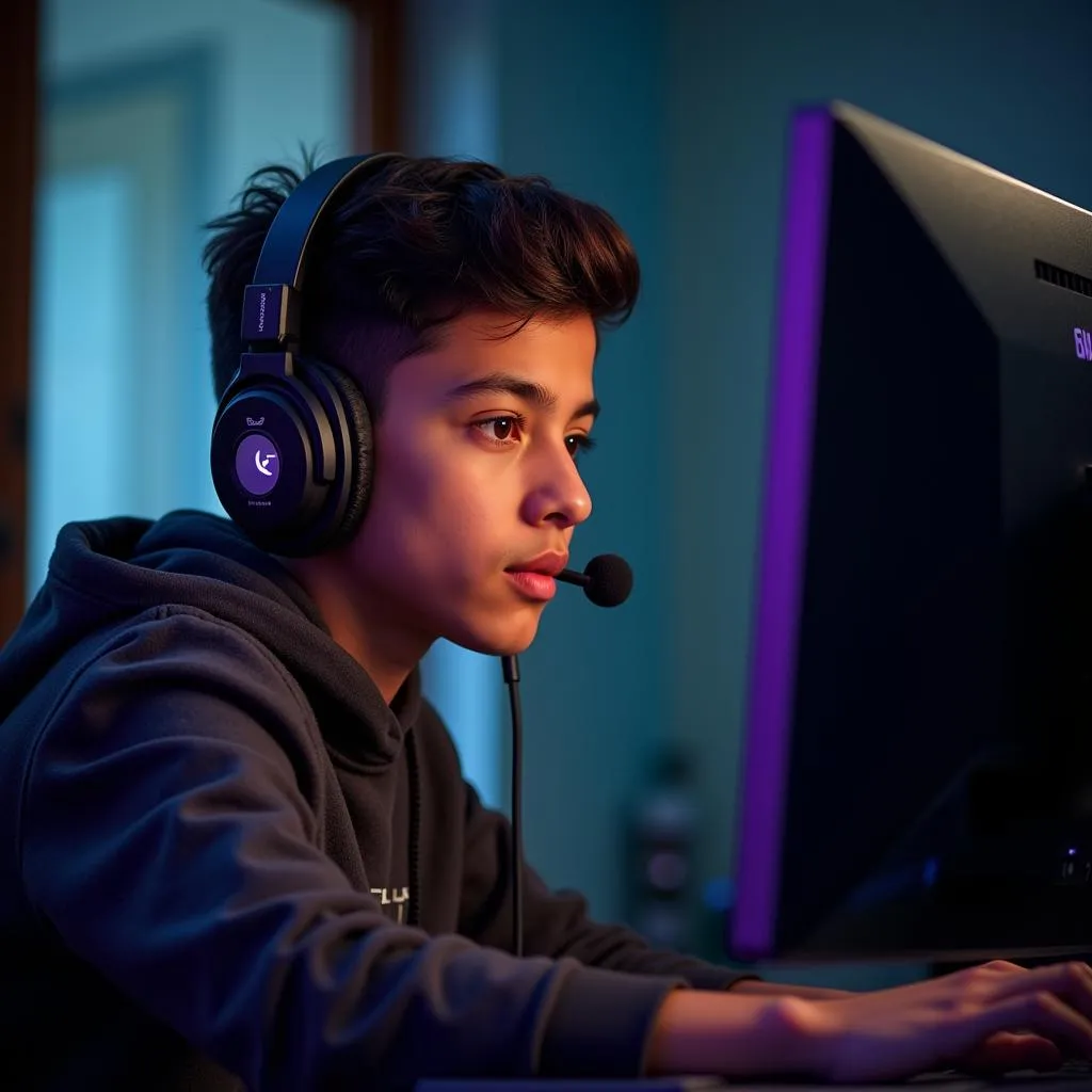 Omar Momani in his early gaming days, showcasing his dedication and passion for League of Legends