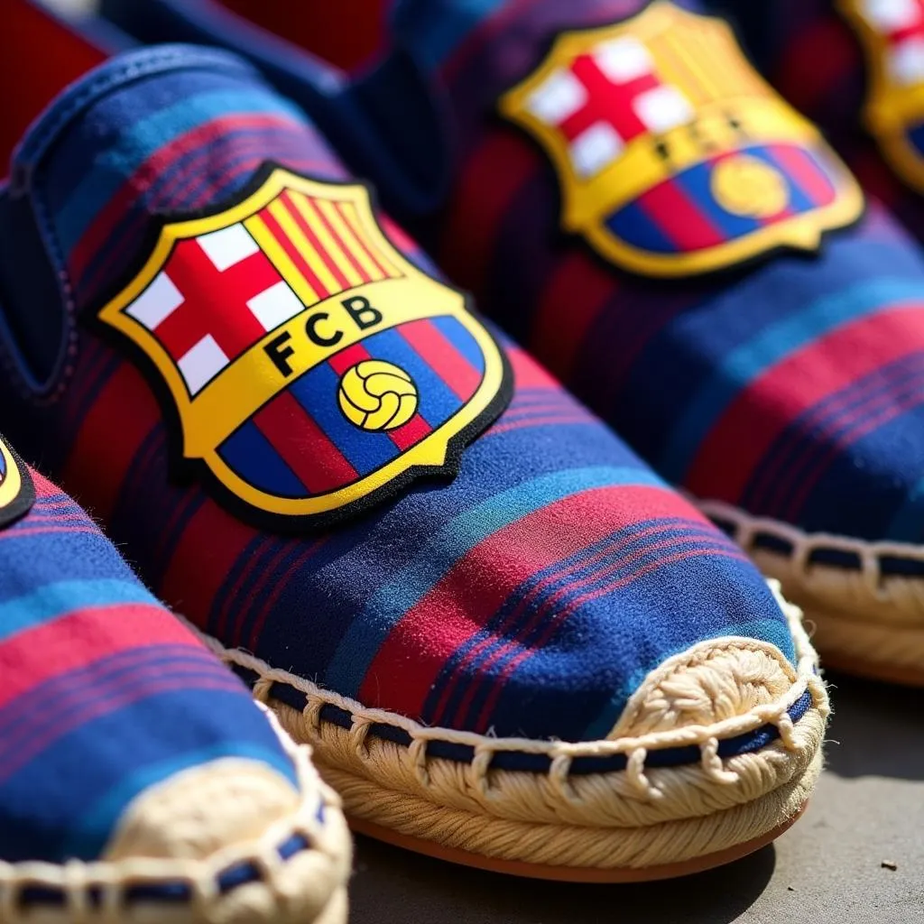 Giày Espadrilles Barcelona với thiết kế đặc trưng