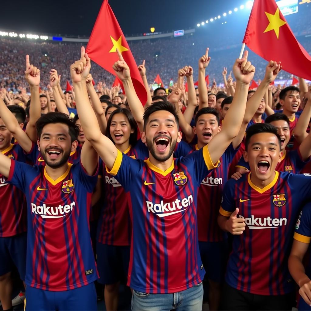 Fan hâm mộ Barcelona Việt Nam