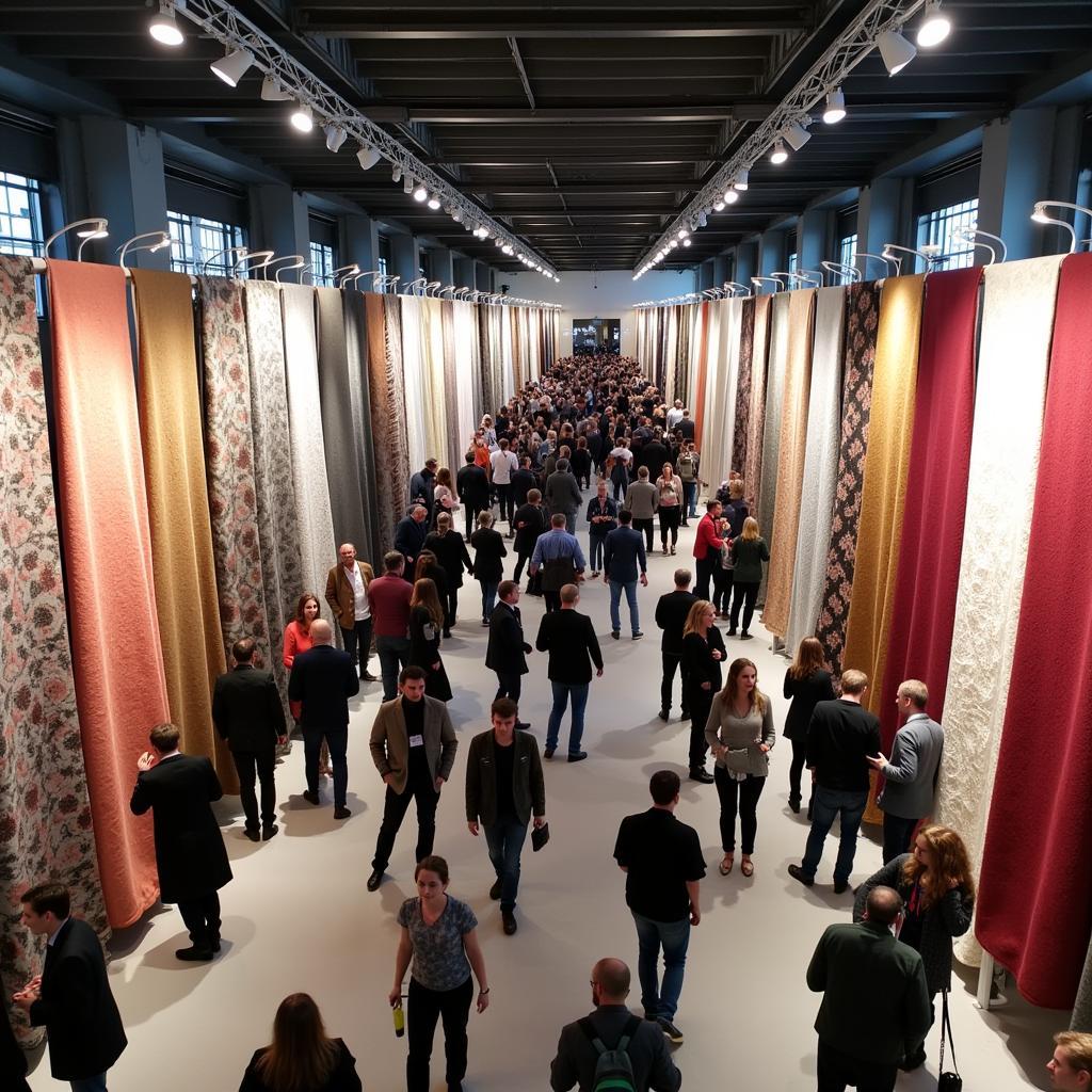 Feria textil en Barcelona