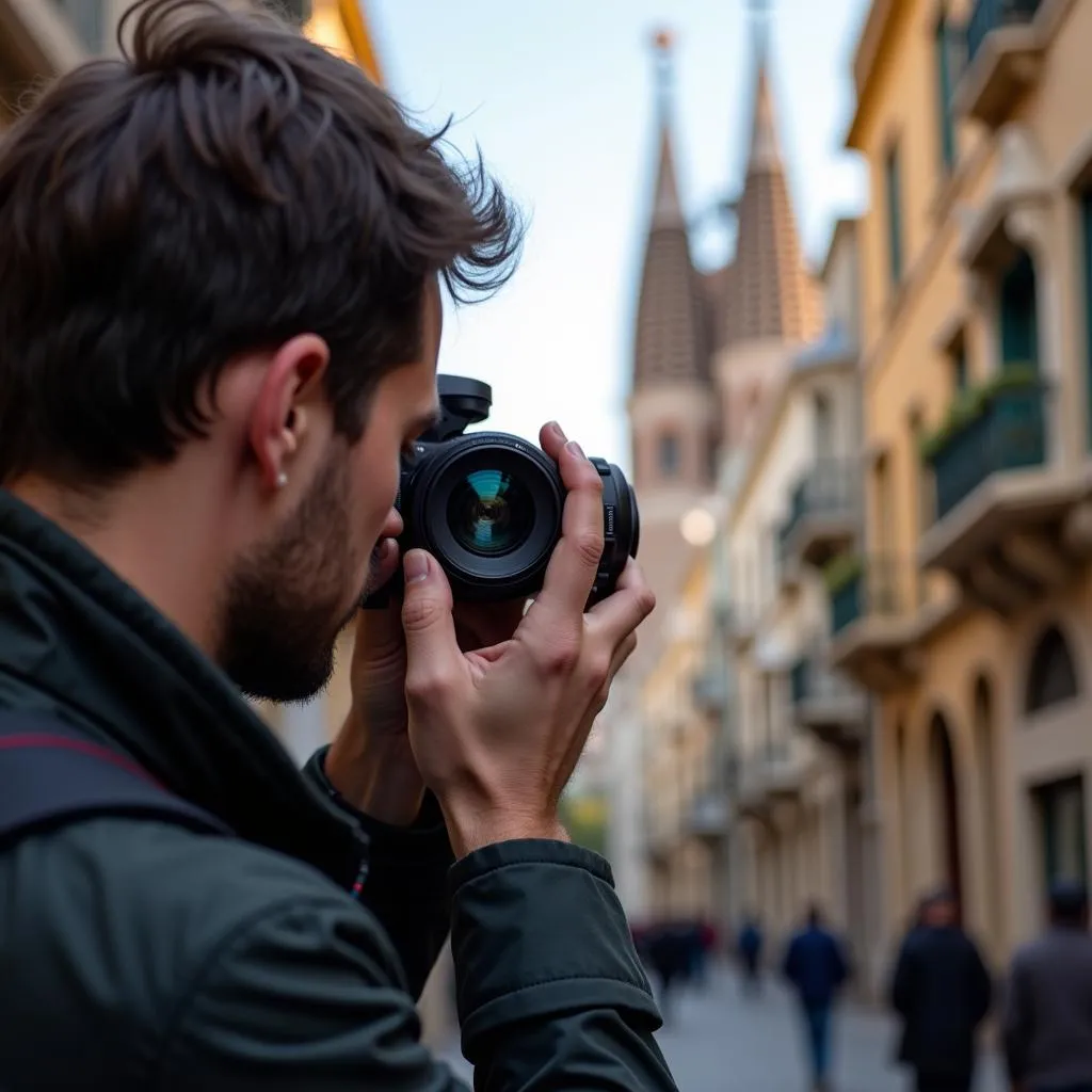 Chụp ảnh kiến trúc Gaudí