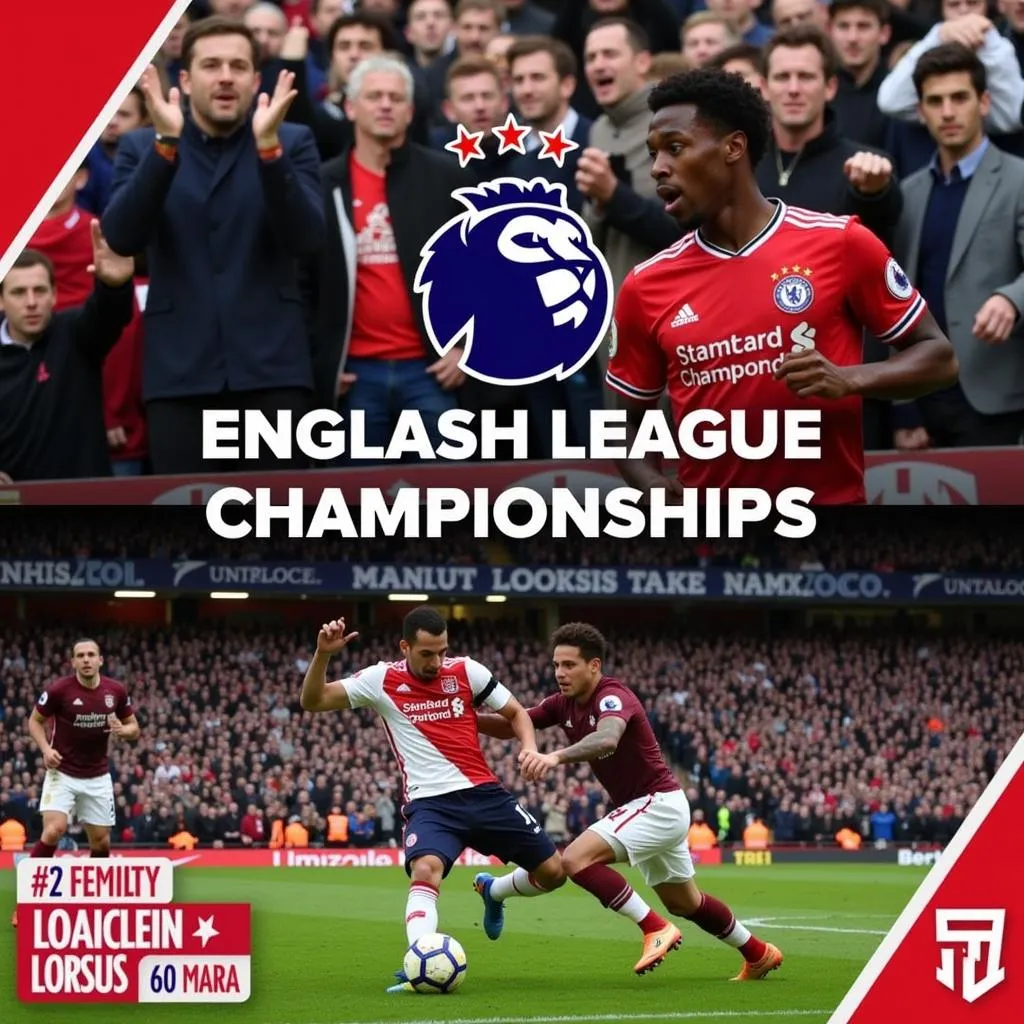 Giải đấu English League Championship với sự góp mặt của 24 đội bóng