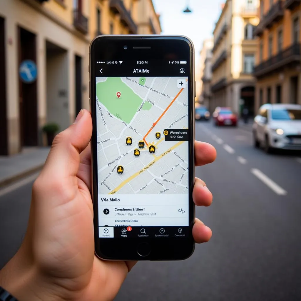 Gọi taxi tại Barcelona