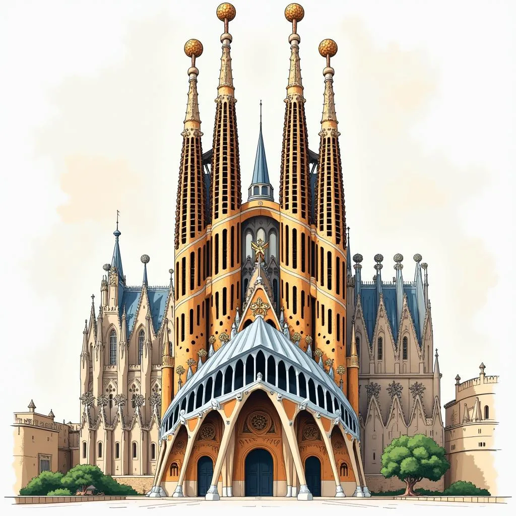 Ilustraciones de la Sagrada Familia