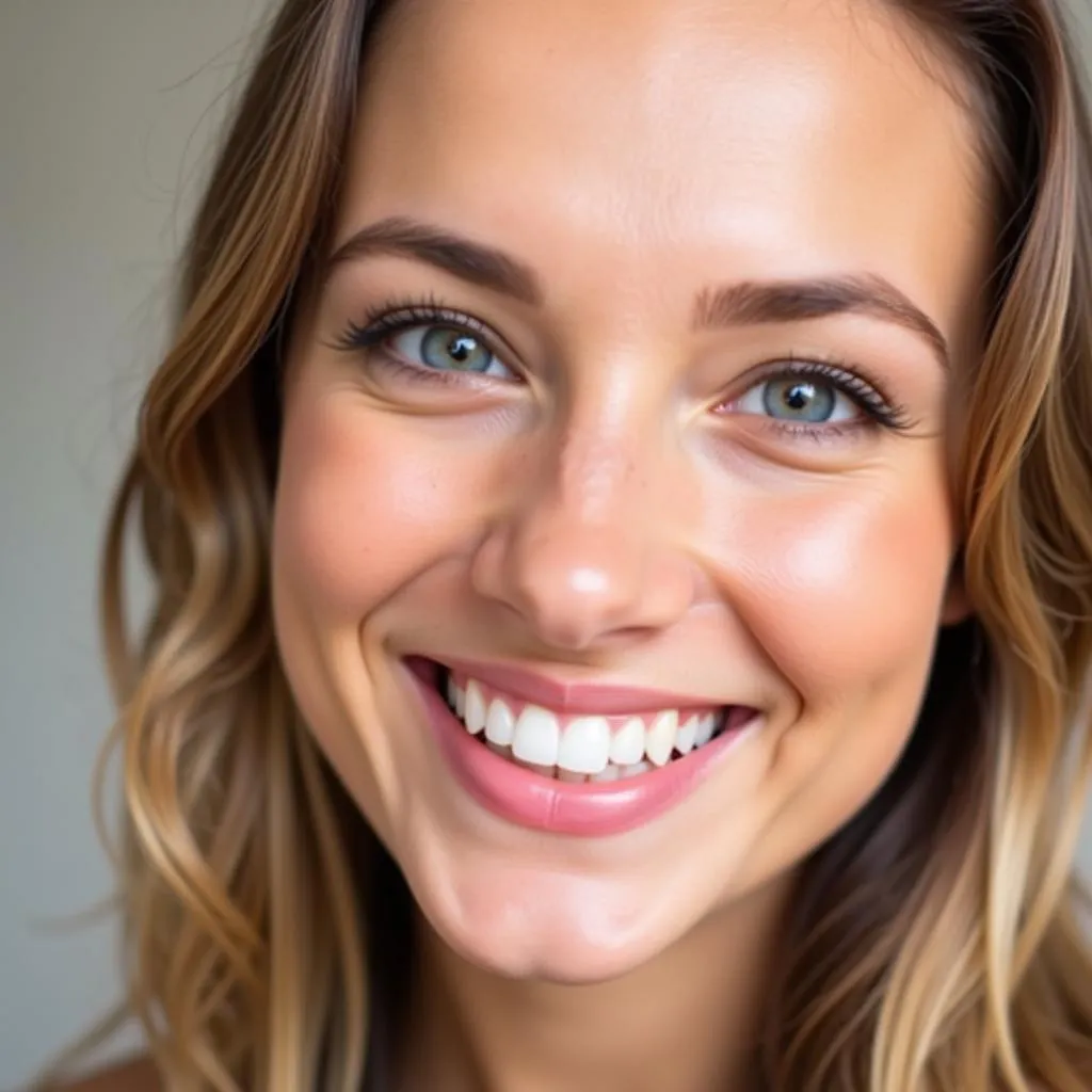 Hình ảnh nụ cười rạng rỡ với Invisalign